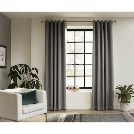 Kd Mueble 63 in. Forest Intensions Single Curtain Rod Kit, Pastel Green KD3028844